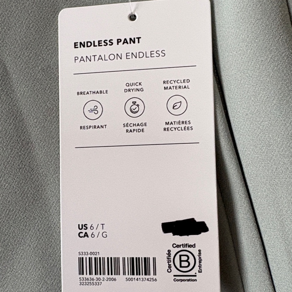 Athleta Endless High Rise Pants 6Tall - Picture 8 of 16